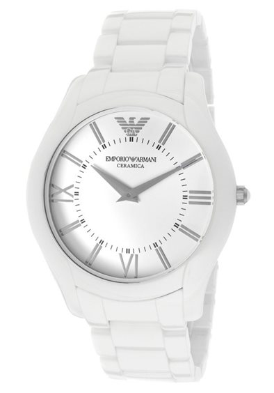 Orologio armani 2024 ceramica bianco